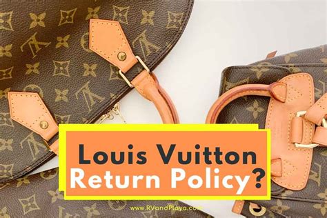 louis vuitton return order.